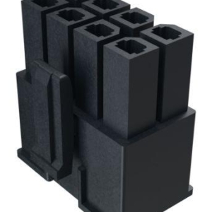 10142707-08LF Amphenol Pwr 5.7, Receptacle Housing, 8 Positions, Black Color, GW Compatible Nylon66. .
