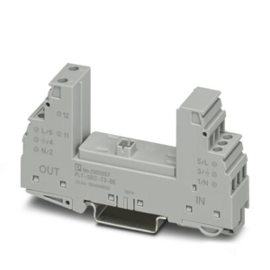 2905557 Phoenix Contact - PLT-SEC-T3-BE Base element for protective plugs from the PLUGTRAB SEC product series with remote indication contact.