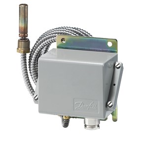 060L310666 Danfoss - KPS81 Temperature range [°C]: 60 - 150, Reset function: Auto, Contact function: SPDT gold, Sensor type: Remote bulb, Capillary tube length [mm]: 2000, Enclosure rating IP: IP67