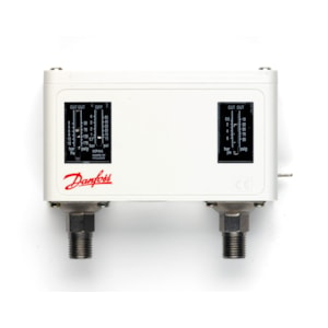 060-001366 Danfoss DUAL PRESSURE CONTROL, 2...12 BAR (LEFT SIDE REGULATION), 0.5...6 BAR (RIGHT SIDE REGULATION), CONNECTION G 1/4 INA, AUTO RESET FUNCTION