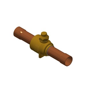 009L7027 Danfoss Shut-off ball valve, GBC 35s, Inlet connection type: Solder, ODF, Outlet connection type: Solder, ODF, Inlet size [mm]: 35.00, Outlet size [mm]: 35.00, Inlet size [in]: 1 3/8 in, Outlet size [in]: 1 3/8 in