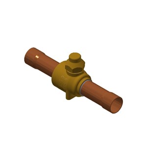 009L7026 Danfoss Shut-off ball valve, GBC 28s, Inlet connection type: Solder, ODF, Outlet connection type: Solder, ODF, Inlet size [in]: 1 1/8 in, Outlet size [in]: 1 1/8 in