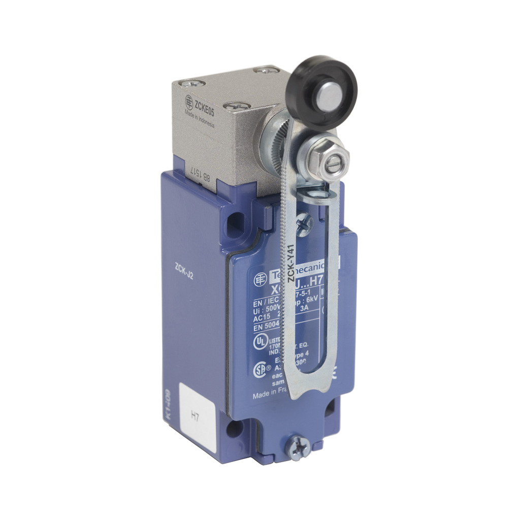 ZCKJD31H7 Telemecanique LIMIT SWITCH BODY, LIMIT SWITCHES XC STANDARD, ZCKJ, FIXED, W/O DISPLAY, 1NC+2 NO, SNAP ACTION, 1/2\"NPT