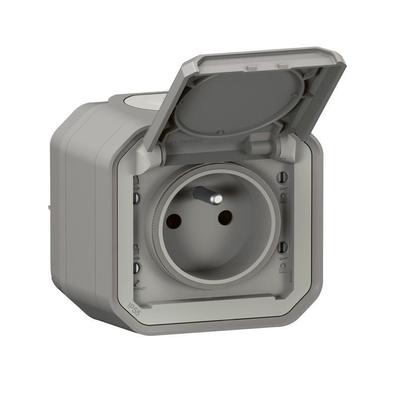 069731L Legrand Electrical socket, Legrand 069731L, NF female connector socket, Grey