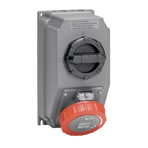 059265 Legrand Legrand Cable Management - 059265 HYPRA COMBINATION UNIT, 32A, 415V, 3P+N+E, SOCKET AND ROTARY SWITCH, IP66/67-55