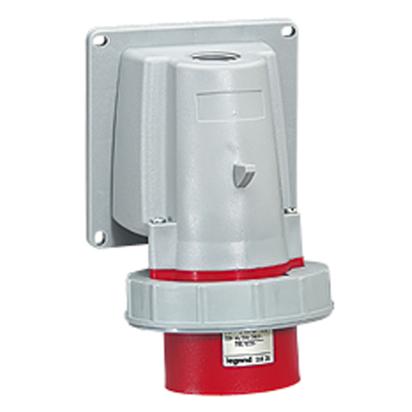 056808 Legrand 3PNT panel plug, IP6667, IK09, In 16A, Vn380415Vac, red.