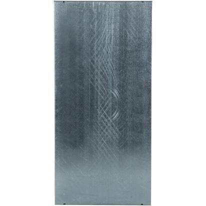 047611 Legrand Front insertion plate for cabinet 1800x1000mm AxL galvanized sheet metal thickness 2510um. Ribbed on 4 sides for increased rigidity. Individually packaged. Complete with sliding pads and fastening brackets and hardware.