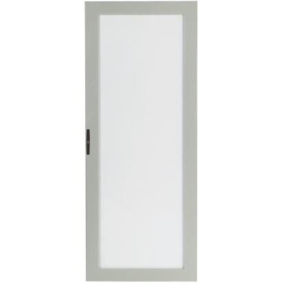 047593 Legrand 2000 x 800 mm transparent sheet steel door, complete with pins and hinges