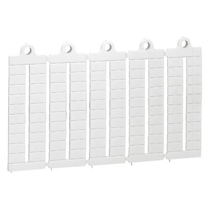039501 Legrand 6 mm white labels. Sheets of 100 pre-stretched labels