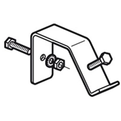 039449 Legrand Pair of brackets, allows 45 degree inclination of a rail. Supplied with 4 M6 screws, nuts and washers.