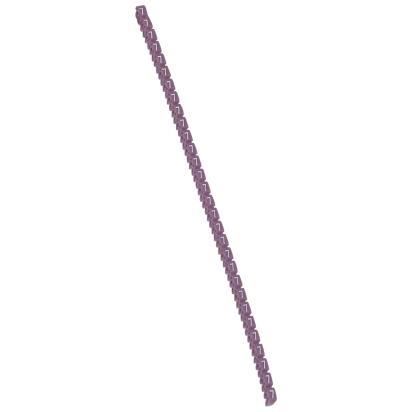 038237 Legrand Polyamide 66. Digit 7. Purple color. Marking for Viking 3 terminal blocks, modular terminal blocks and conductors with cross sections from 4 to 6 sq. mm.