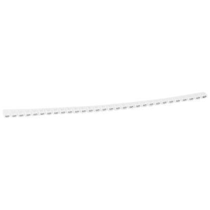 038229 Legrand Polyamide 66. Digit 9. White color. Marking for Viking 3 terminals, modular terminal blocks and conductors of 1.5 to 2.5 sq. mm. cross section