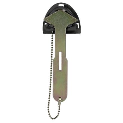 038091 Legrand hammer with chain for breaking glass in emergency stop boxes