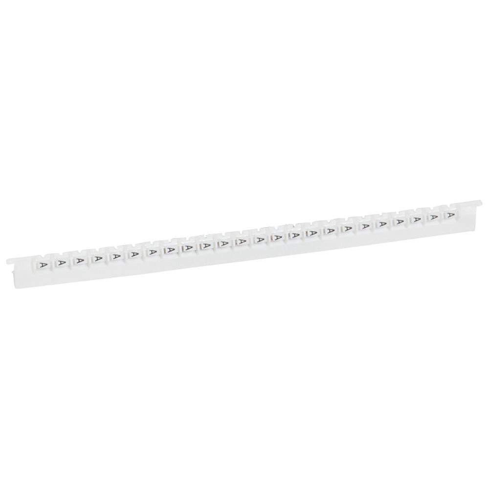 037826 Legrand Marker Memocab - for wiring - black capital letter on white background - \'\'A\'\'