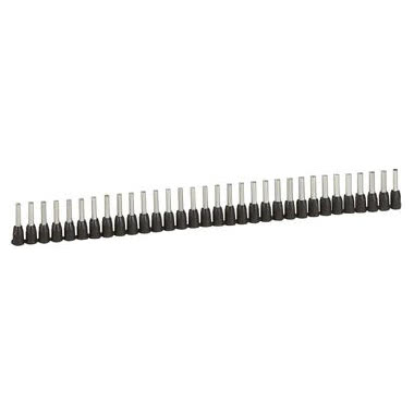 037664 Legrand Legrand Cable Management - 037664 FERRULES IN STRIPS, STARFIX, 1.5MM² CROSS SECTION, BLACK