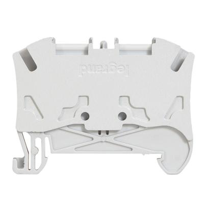 037261 Legrand Automatic clamp for phase conductors max. cross-section 4 sq. mm 1 connection 1 input 1 output color gray. 6mm pitch. With integrated terminal