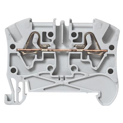 037260 Legrand Automatic terminal block for phase conductors max section 2.5 sq mm 1 connection 1 input 1 output color gray. 5mm pitch