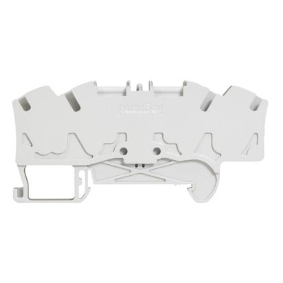 037246 Legrand Automatic terminal block for phase conductors max section 2.5mmq 1 connection 4 conductors 2 inputs 2 outputs color gray. 5mm pitch