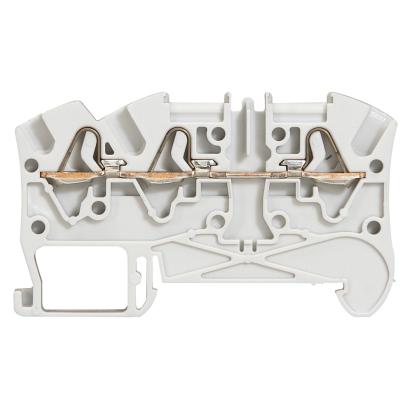 037240 Legrand Automatic terminal block for phase conductors max section 2.5mmq 1 connection 3 conductors 1 input 2 outputs color gray. 5mm pitch