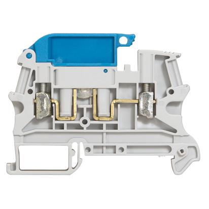 037183 Legrand Sectionable screw terminal for standard circuits with extractor 1 connection max section 2.5 sq. mm gray color 6mm pitch.