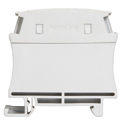 037166 Legrand Standard screw terminal for phase conductors max cross-section 70 sq mm 1 connection 1 input 1 output color gray. 22mm pitch. Integrated terminal