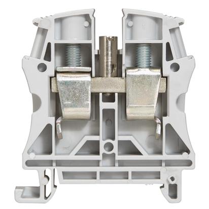 037165 Legrand Standard screw terminal for phase conductors max section 35 sq mm 1 connection 1 input 1 output color gray. 15mm pitch