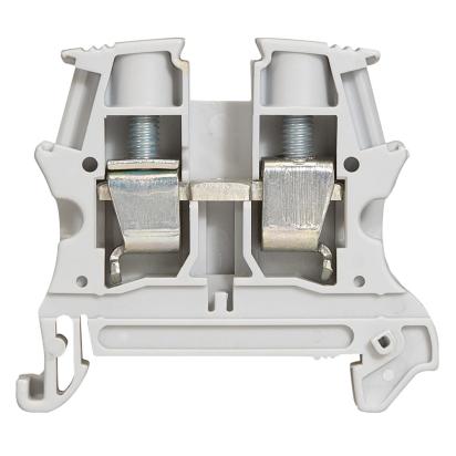 037163 Legrand Standard screw terminal for phase conductors max cross section 10mmq 1 connection 1 input 1 output color gray. 10mm pitch