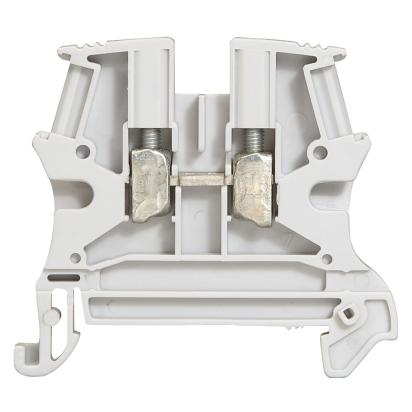 037162 Legrand Standard screw terminal for phase conductors max cross section 6mmq 1 connection 1 input 1 output color gray. 8mm pitch