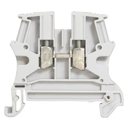 037161 Legrand Standard screw terminal for phase conductors max cross section 4mmq 1 connection 1 input 1 output color gray. 6mm pitch