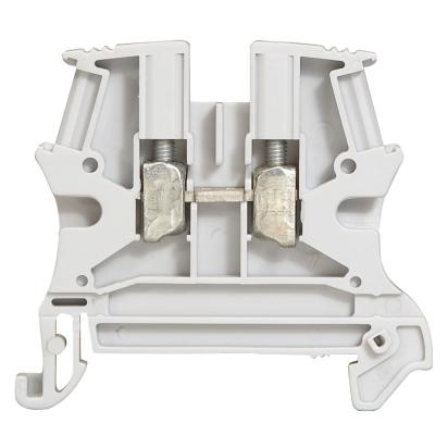 037160 Legrand Standard screw terminal for phase conductors max cross section 2.5mmq 1 connection 1 input 1 output color gray. 5mm pitch