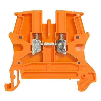 037120 Legrand Standard screw terminal for non-disconnectable circuits max section 2.5mmq 1 connection 1 input 1 output color orange. 5mm pitch