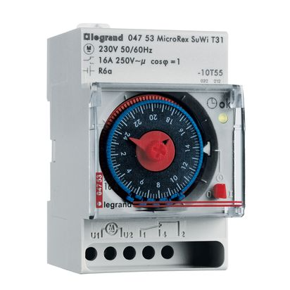 037 53 Legrand TIMER,MICROREX,QT31,230V,50-60HZ