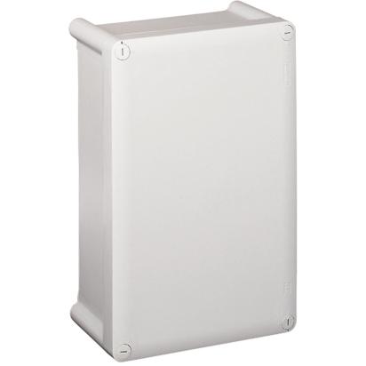 035946 Legrand Plastic box 155 x 110 x 74 mm. IP55IK07. RAL 7035 gray color. Smooth walls. Opaque lid.