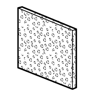 034868 Legrand Filter for fan 250 x 250 mm