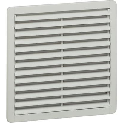 034835 Legrand 250 x 250 mm ventilation grid with filter. Self-extinguishing ABS material. IP54