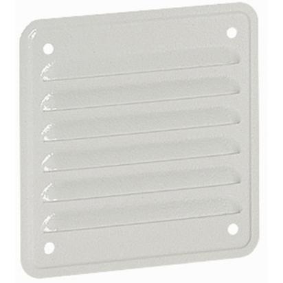 034804 Legrand Pair of ventilation grilles 138 x 138 mm. RAL 7035. Kit consists of 2 metal grilles and 2 insect filters made of solvent-resistant metal.
