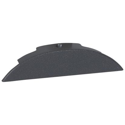 032807 Legrand channel above floor 92 x 20mm terminal RAL 7016