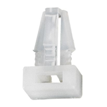 032076 Legrand Plug-in support for collars having a maximum width of 4.6 mm. For sheet metal thickness from 0.5 to 3 mm. Hole diameter from 6 to 3.5 mm