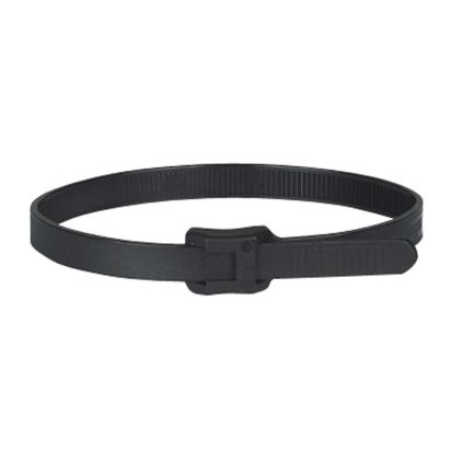 031930 Legrand COL 6 black collars length 260 mm. Clamping diameter from 15 to 62 mm. 7.6 mm width. Polyamide 66. Halogen-free. Internal toothing