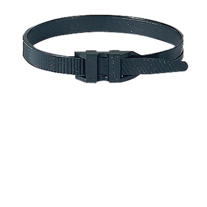 031925 Legrand Black collars length 180 mm. Clamping diameter from 10 to 45 mm. Width 6 mm. Protected from ultraviolet U.V. rays. External toothing
