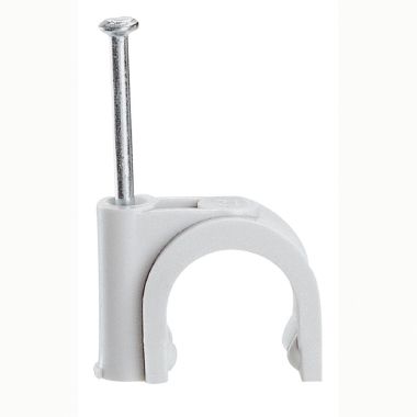 031534 Legrand Fixfor cable clamps gray RAL 7035 Cable diameter mm 19 Nail diameter mm 2