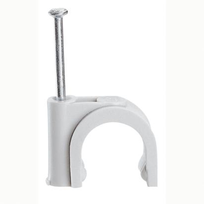 031527 Legrand Fixfor cable fixing clips gray RAL 7035 Cable diameter mm 8 Nail diameter mm 1
