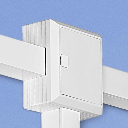 030988 Legrand mini junction box dimensions 100 x 100 x 52mm white RAL 9010