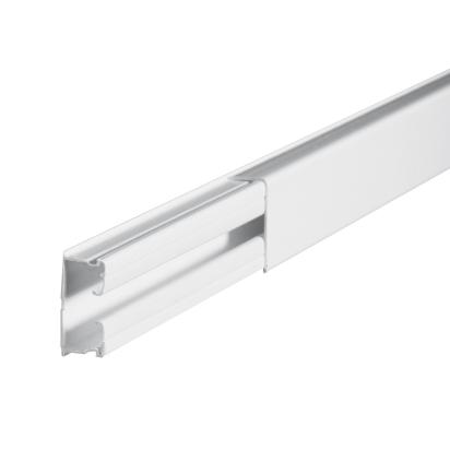 030804 Legrand 32 x 16mm mini-trunking with integrated cable seal, internal separator length 2.1m white RAL 9010