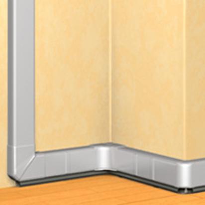 011101 Legrand 105 x 65mm aluminum firewall channel length 2m supplied without cover