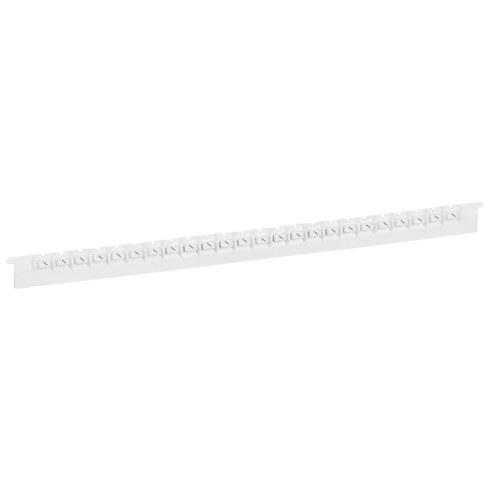 0 379 54 Legrand 24-marker Memocab ruler, 2.3 mm wide, with conventional black fraction bar sign on white background