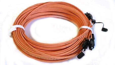 AGS-2P-2M-625A Mitsubishi Fibreoptic-cable for MELSECNET;GI62,5/125Micrometer;w/ readymade plugsDL6-CP;2 m