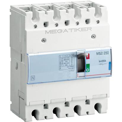 T724S250 BTicino MS2 250 MEGATIKER 4P In 250A MEGATIKER Molded Case Disconnect Switch