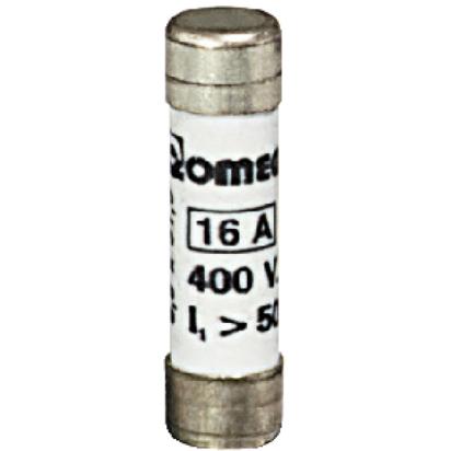 T/6 BTicino Fusicolor cartridge fuse with fuse warning device type T 8.5x31.5mm 6A