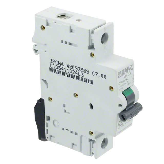 9925430000 Weidmuller THERMAL MAGNETIC CIRCUIT BREAKER,WEIDMULLER CB9101, 10.0A/TS35,1-POLE, 10-AMP 35mm DIN-RAIL MOUNTING,10kAIC @ 277/480 VAC,TRIP CHARACTERISTIC C (5-10x